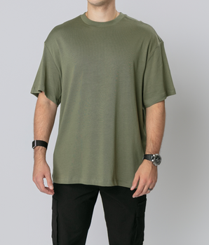 Oversized ConcealTee™ - Lichen Green
