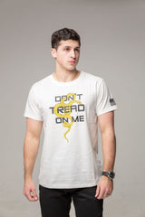 White EDC ConcealTee "Don't thread on me" front