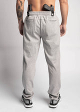 Green sweatpants back