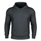 Black hoodie on a white background