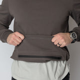 DurableHoodieStone Pocket Zipper
