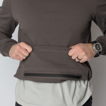 DurableHoodieStone Pocket Zipper