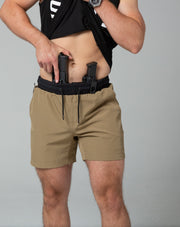 Sandman training shorts concealed carry front 