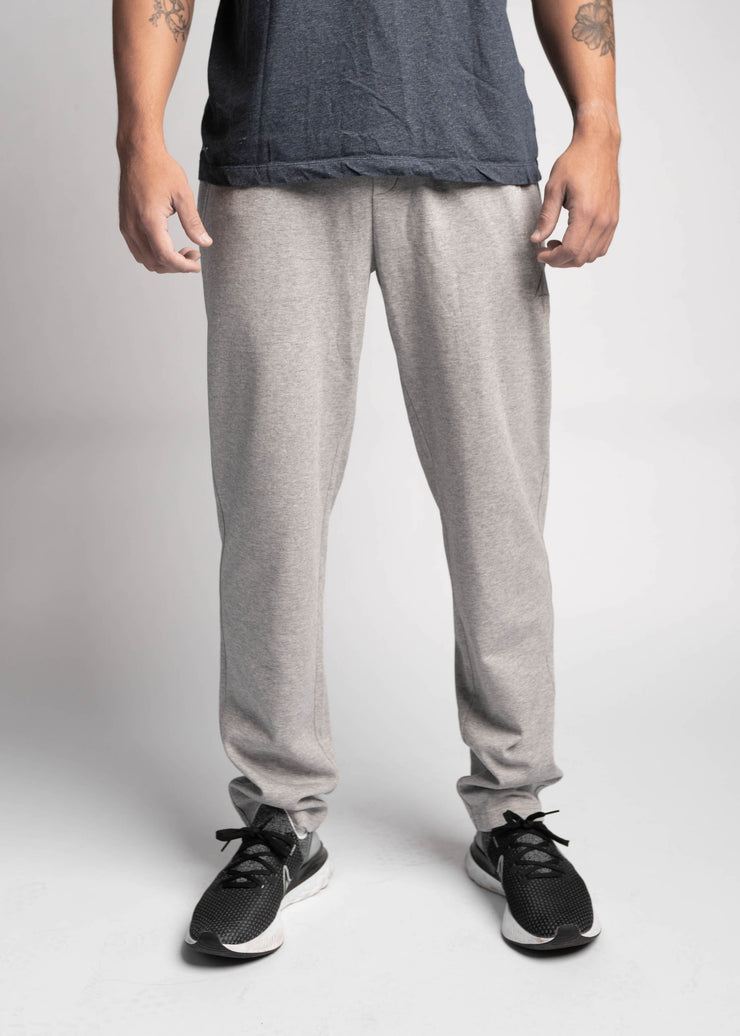 Grey sweatpants front