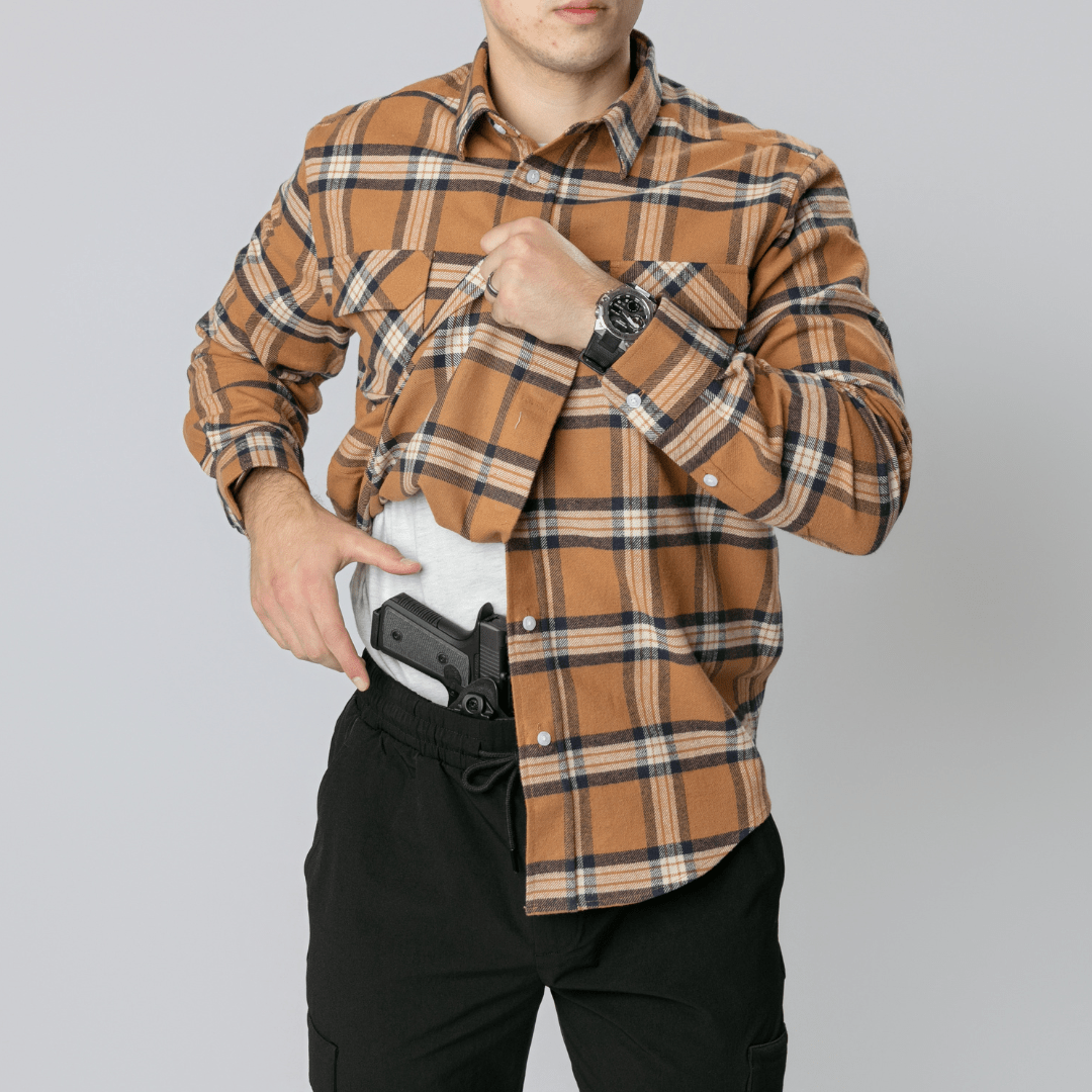 Concealment Carry Rust Flannel