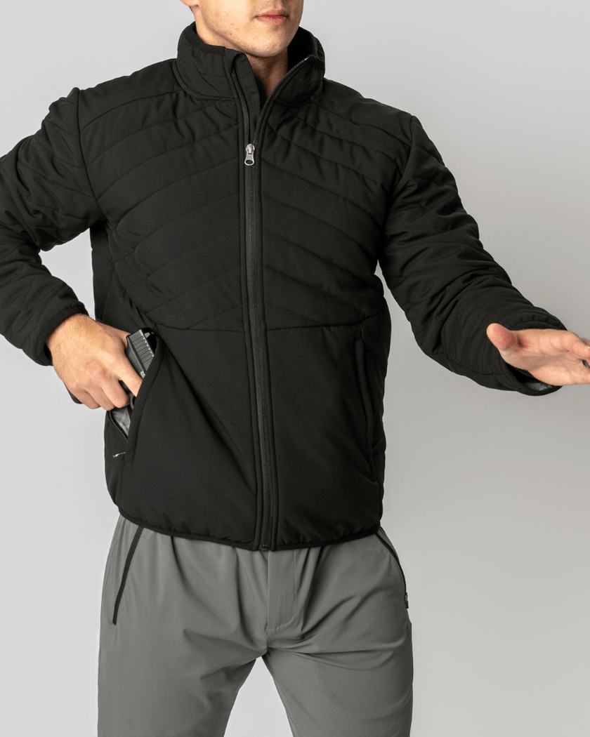 concealed carry puffer jacket