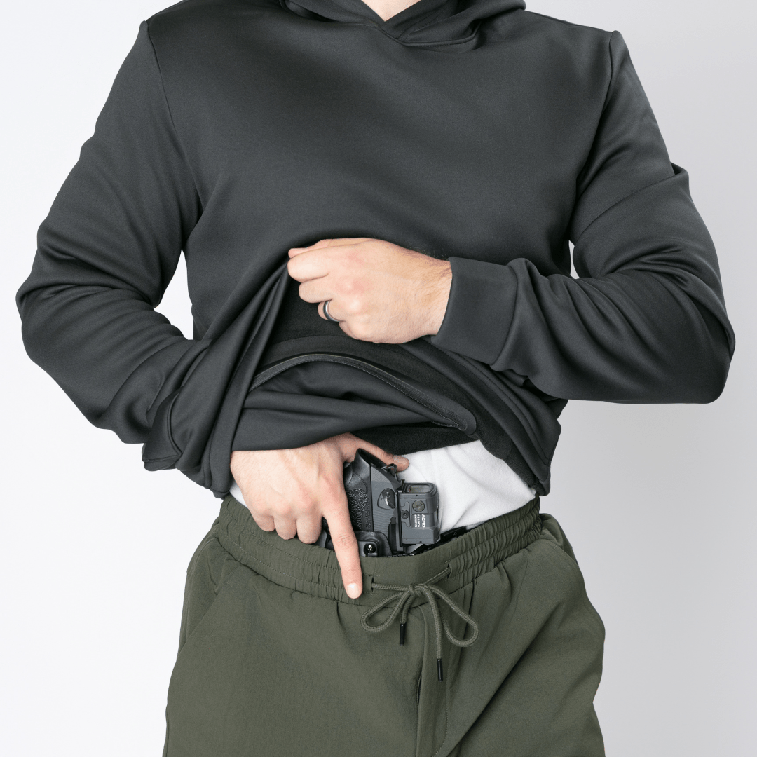 Heavyweight Concealment Hoodie - Black 