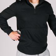 NEW! Durable Quarter Zip - Midnight Black