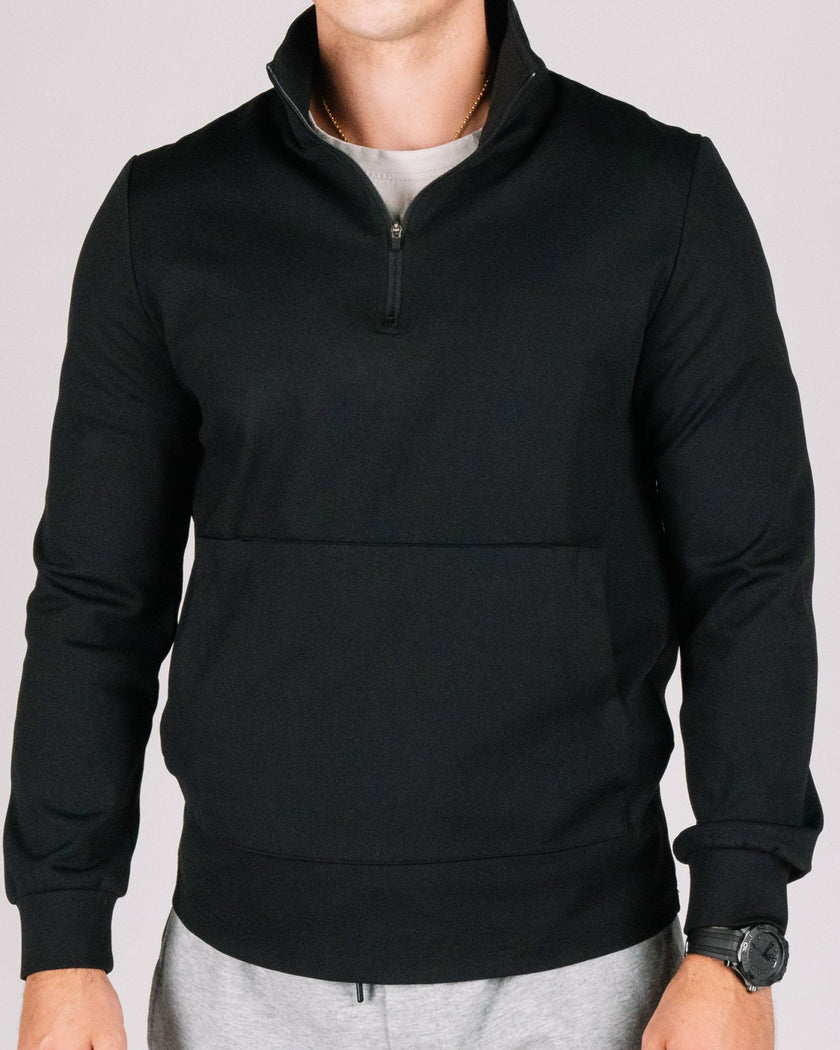 Durable Quarter Zip - Black 