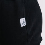 Black Rose Carrier Joggers logo close up