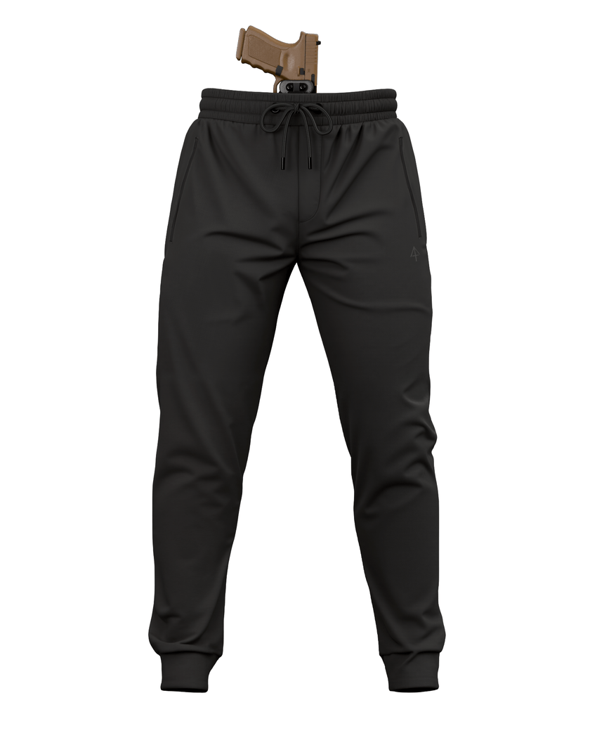 Lightweight Stretch Carrier Joggers -  Black 