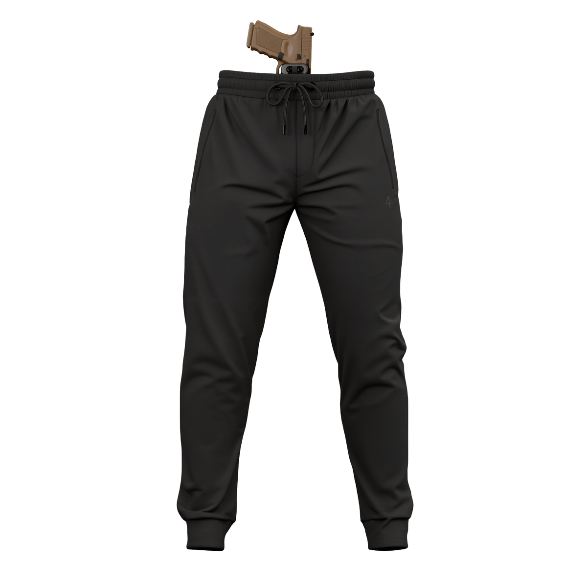 Lightweight Stretch Carrier Joggers -  Black 