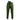 green jogger pants with a subtle logo and holstered gun at the waist on a white background