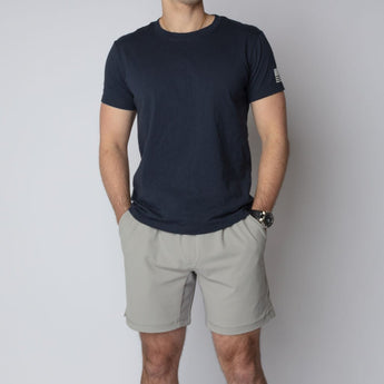 Shorts Mk.II Chalk Grey - casual front