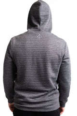 Grey hoodie back