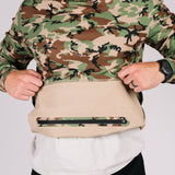 Durable hoodie camo pocket