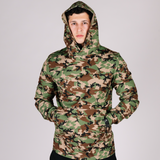 Durable hoodie camo hood