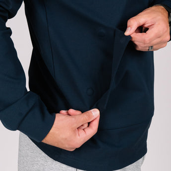 Durable Quarter Zip Navy opening