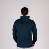 Durable hoodie blue rear