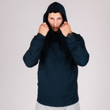 Durable hoodie blue hood