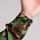 Durable hoodie camo logo