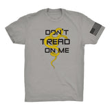 Grey EDC ConcealTee "Don't thread on me" front