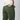 A rear view of a person wearing green concealed carry joggers removing a wallet from a zippered pocket.