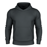 Black hoodie on a white background