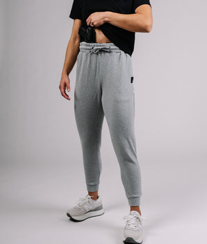 Grey Rose Carrier Joggers front