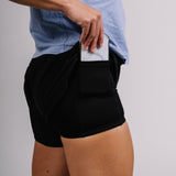 Black Rose Carrier Shorts right side pocket