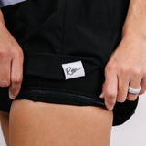 Black Rose Carrier Shorts Inner liner with silicone leg grippers