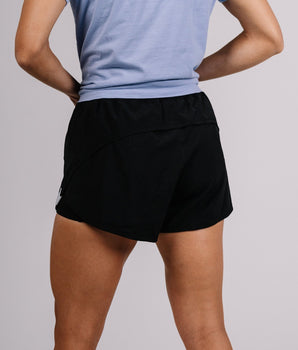 Black Rose Carrier Shorts back