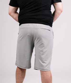 Grey Carrier shorts 11" back