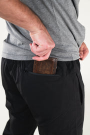 Zippered rear pockets