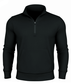 Durable Quarter Zip - Midnight Black