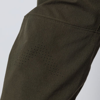 TravelerJoggersWoodlandGreen laser cut ventilation 