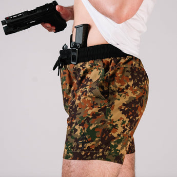 Flectarn camo shorts side