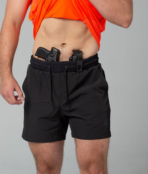 Carrier Training Shorts - Midnight Black 5"