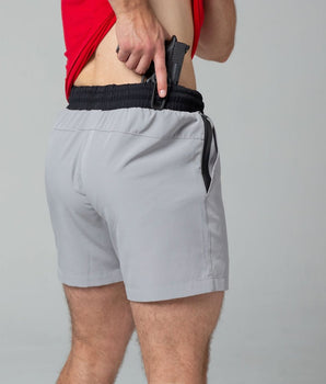 Carrier Training Shorts - Ingot Grey 5"