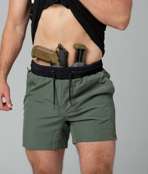 Carrier Training Shorts - Ranger Green 5"