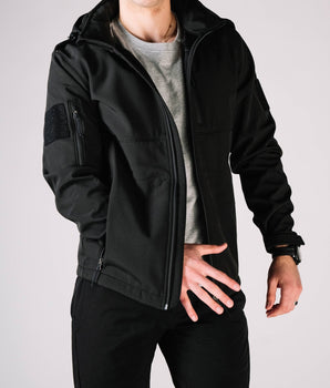 NEW! Tactical Jacket Alpha - Midnight Black