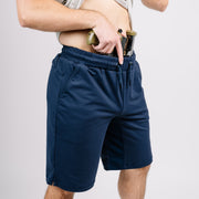 Blue Carrier shorts 11" front with gun