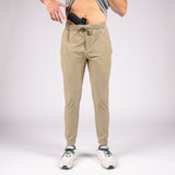 Khaki Joggers front