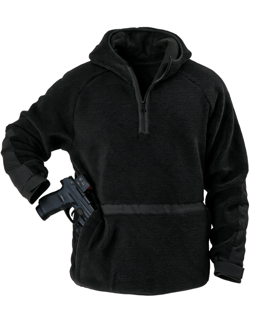 Render of concealed carry fleece black