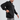 Zip Concealment Hoodie - Black - draw