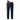 A pair of navy blue chinos shown on a white background, styled with a brown leather belt and a black holster with a handgun at the waist.