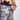 Carrier Running Shorts - Dazzle Camo - front zipper 