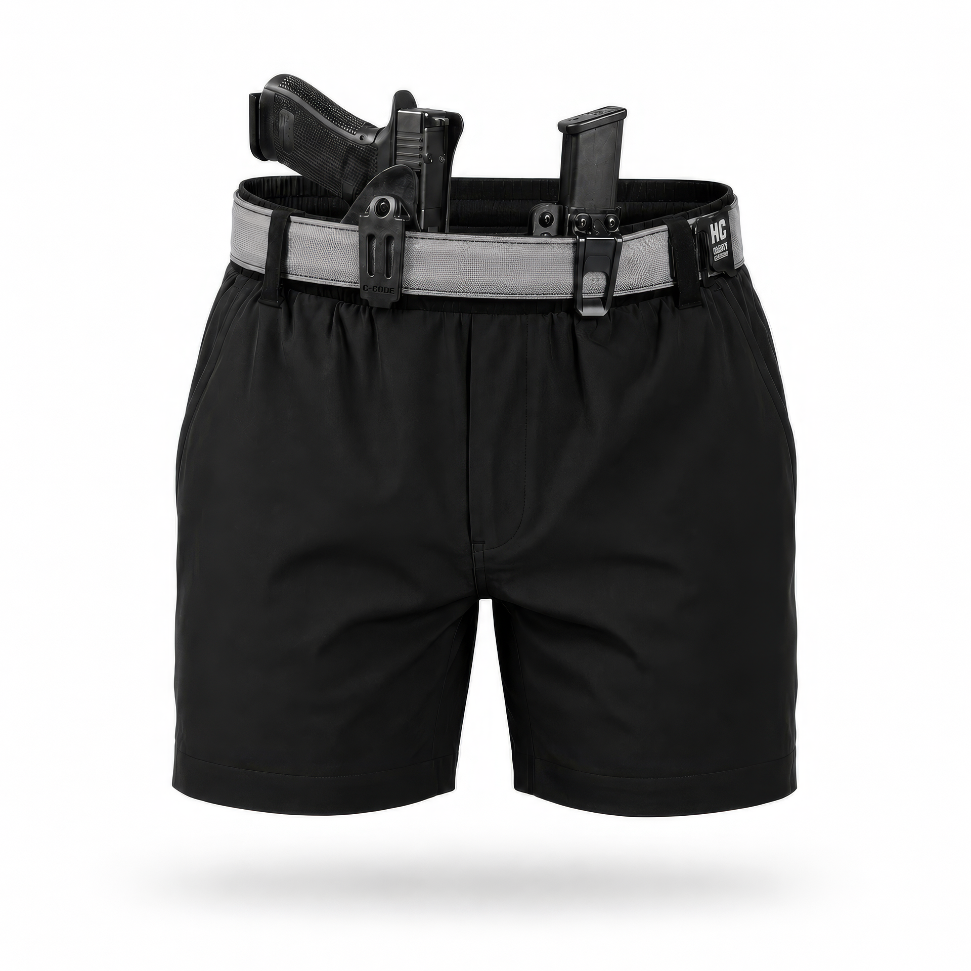 Arrowhead Tactical Apparel Hybrid Training Shorts - Black / 5" / S