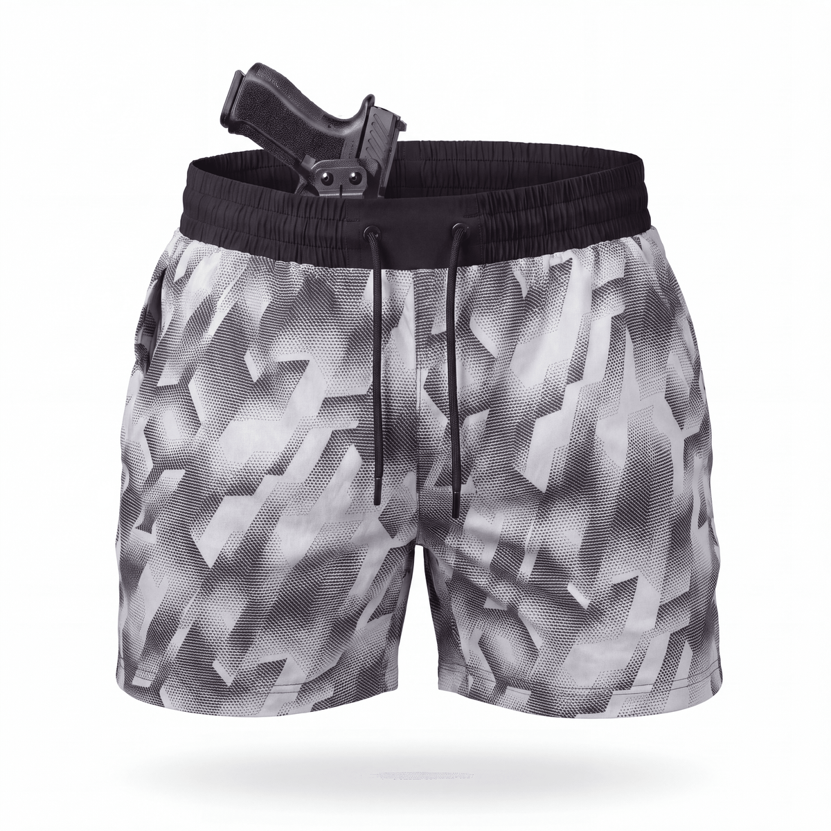 Carrier Running Shorts - Dazzle Camo 