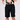 Black 11" Shorts worn on a studio model